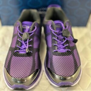 Dr. Comfort KS4175 Sneakers Womens Purple Black New Orthopedic Walking Shoes